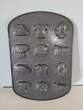 Wilton Cavity Cookie Pan Boy Theme